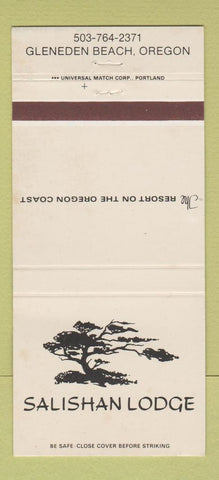 Matchbook Cover - Salishan Lodge Gleneden Beach OR 30 Strike