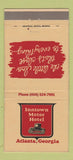Matchbook Cover - Inntown Motor Hotel Atlanta GA 30 Strike