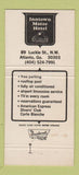 Matchbook Cover - Inntown Motor Hotel Atlanta GA 30 Strike