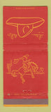 Matchbook Cover - Fred Harvey Cowboy RED WEAR 30 Strike