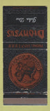 Matchbook Cover - Dionysus Greek Restaurant Glenview IL IMPRINT 30 Strike
