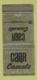 Matchbook Cover - Caper Casuals Smith Bros Carthage MO clothes 30 Strike