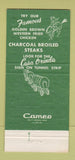 Matchbook Cover - Casa Orinda Western Lounge Restaurant Orinda CA 30 Strike