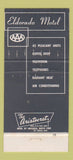 Matchbook Cover - Eldorado Motel Cleveland OH WEAR 30 Strike