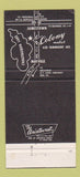 Matchbook Cover - Colony Motel Jamestown NY 30 Strike