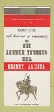 Matchbook Cover - General Kearny Inn Kearny AZ WEAR 30 Strike