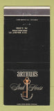 Matchbook Cover - Arthur's Steak House Philadelphia PA WEAR 30 Strike