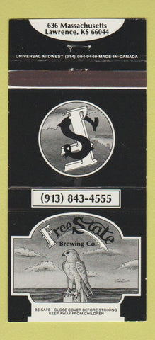 Matchbook Cover - Free State Brewing Company Lawrence KS beer 30 Strike
