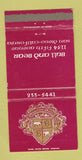 Matchbook Cover - Bull and Bear San Diego CA WEAR 30 Strike