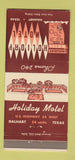 Matchbook Cover - Holiday Motel Dalhart TX 30 Strike