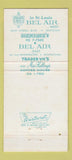 Matchbook Cover - Bel Air East West St Louis MO Motels WEAR 30 Strike