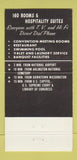 Matchbook Cover - Hospitality House Motor Inn Arlington VA STAINED 30 Strike