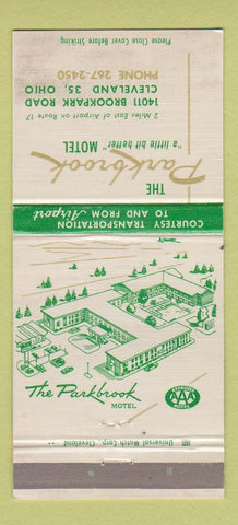 Matchbook Cover - The Parkbrook Motel Cleveland OH WEAR 30 Strike