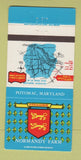 Matchbook Cover - Normandy Farm Potomac MD 30 Strike