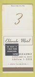 Matchbook Cover - Eldorado Motel Cleveland OH 30 Strike