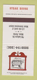 Matchbook Cover - Hereford Grill Miami FL 30 Strike