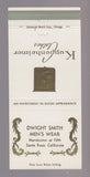 Matchbook Cover Kuppenheimer Men's Clothes Dwight Smith Santa Rosa CA 30 Strike