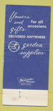 Matchbook Cover - Weingartner Florists New Castle PA 30 Strike