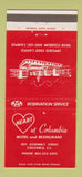 Matchbook Cover - Heart of Columbia Motel Columbia SC 30 Strike