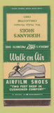 Matchbook Cover - Airfilm Shoes Hermann's Chillicothe OH WEAR 30 Strike