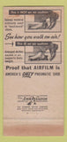 Matchbook Cover - Airfilm Shoes Hermann's Chillicothe OH WEAR 30 Strike