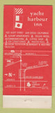 Matchbook Cover - Yacht Harbour Inn San Diego CA WEAR 30 Strike