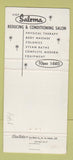 Matchbook Cover - Sal's Casa Di Bella Beauty Salon Downey CA WEAR 30 Strike