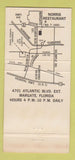Matchbook Cover - Norris Restaurant Margate FL Trotter's Lounge Bar 30 Strike