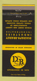 Matchbook Cover Diagraph Bradley Industries Stencil Cutting Herrin IL 30 Strike