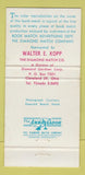 Matchbook Cover - Emerald Beach Hotel Nassau Bahamas 30 Strike