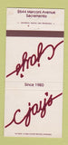 Matchbook Cover - Cjay's Sacramento CA ribs 30 Strike