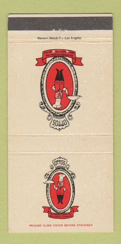 Matchbook Cover - Otto's Pink Pig Restaurant Sherman Oaks CA 30 Strike