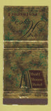 Matchbook Cover - Hugo's Restaurant Hyatt House Motel WEAR 30 Strike