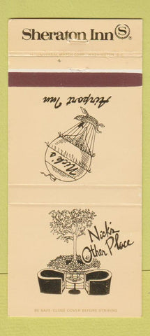 Matchbook Cover - Sheraton Inn Nick's Airport Inn Hagerstown MD 30 Strike