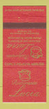 Matchbook Cover - Ristorante Lucia  Boston MA Italian 30 Strike