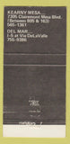Matchbook Cover - Ichabod's Restaurant San Diego CA 30 Strike