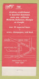 Matchbook Cover - Zeb's Boathouse Santa Ana CA 30 Strike