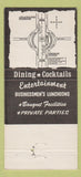 Matchbook Cover - Stephenson Club Hazel Park MI restaurant 30 Strike