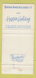 Matchbook Cover - Northeastern Ohio National Bank Christmas 30 Strike