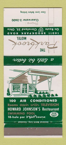Matchbook Cover - Parkbrook Motel Cleveland OH 30 Strike