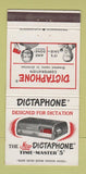 Matchbook Cover - Dictaphone intercom 30 Strike