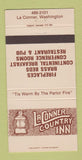 Matchbook Cover - La Conner Country Inn WA 30 Strike