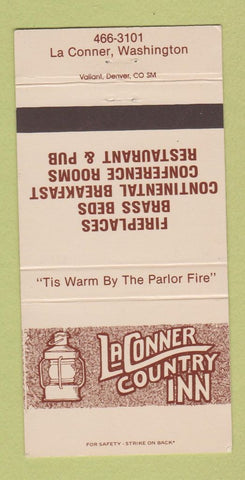 Matchbook Cover - La Conner Country Inn WA 30 Strike