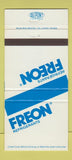Matchbook Cover - Freon Refrigerants DuPont Canada 30 Strike