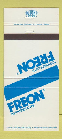 Matchbook Cover - Freon Refrigerants DuPont Canada 30 Strike