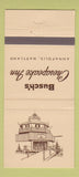 Matchbook Cover - Busch's Chesapeake Inn Annapolis MD 30 Strike