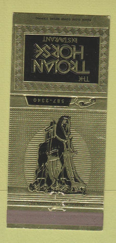 Matchbook Cover - Trojan Horse Restaurant Holiday Inn Silver Spring MD 30 Strike