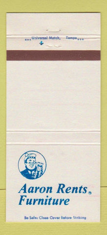 Matchbook Cover - Aaron Rents Furniture Tampa FL 30 Strike
