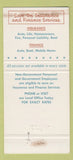 Matchbook Cover - Geico Insurance San Diego CA  30 Strike