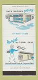 Matchbook Cover - Herget National Bank Pekin IL WEAR 30 Strike